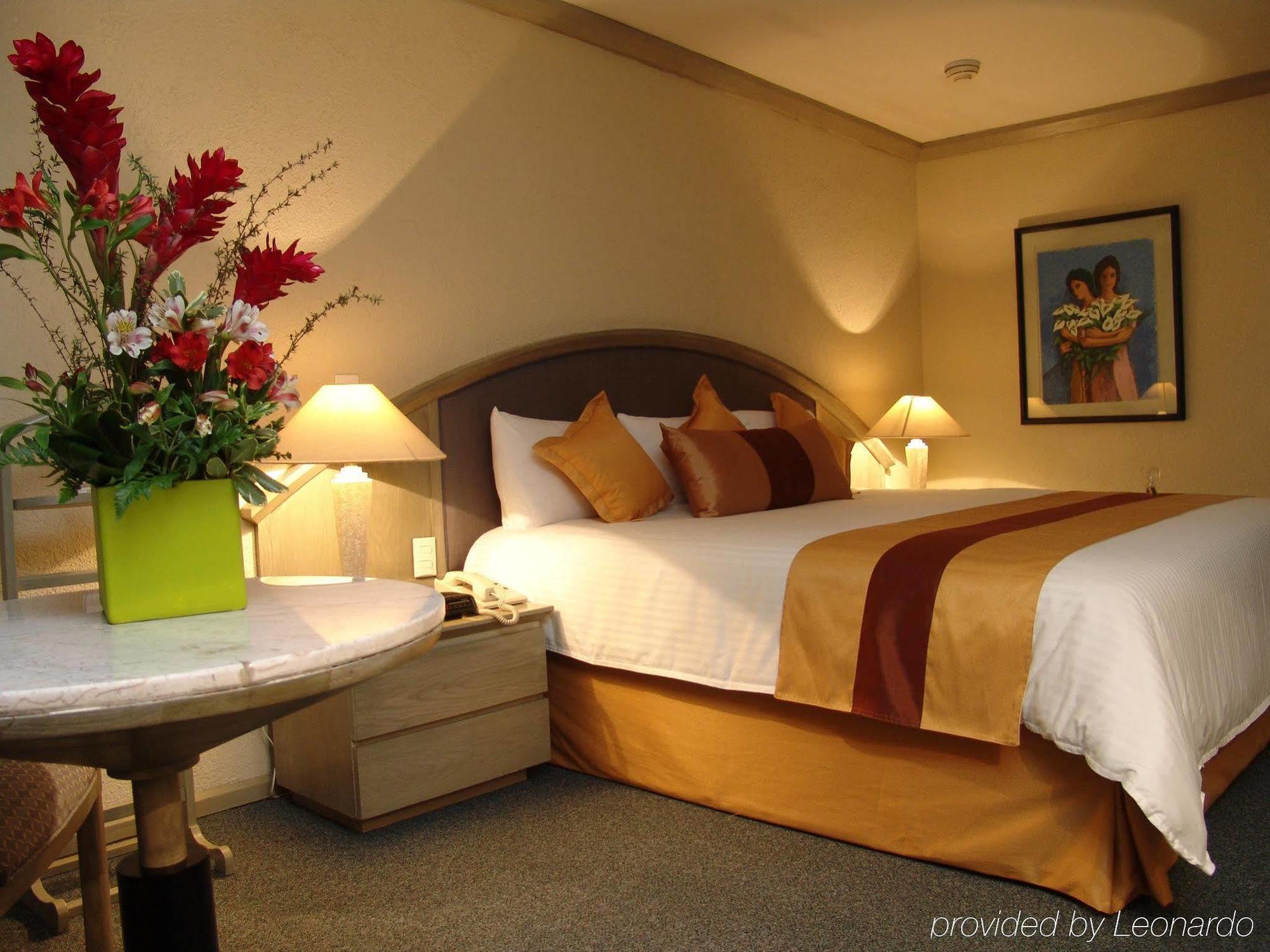 Radisson Paraiso Hotel Ciudad de México Pokoj fotografie A bedroom at the hotel